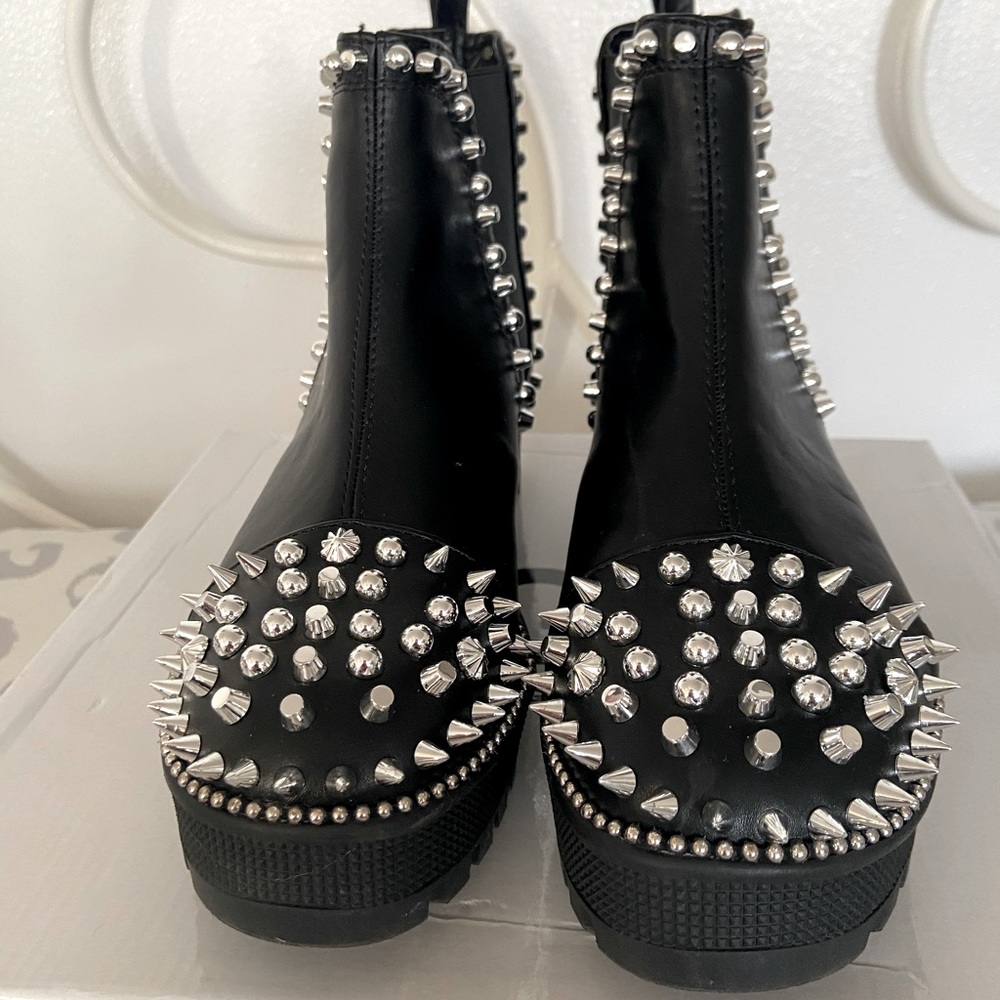 Jack Silver Studded Boots